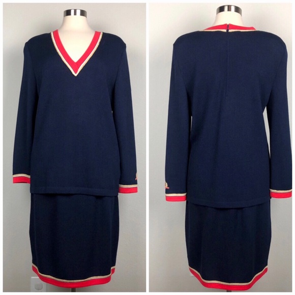 St. John Dresses & Skirts - ST. JOHN | KNITTED SKIRT AND TOP SET 12